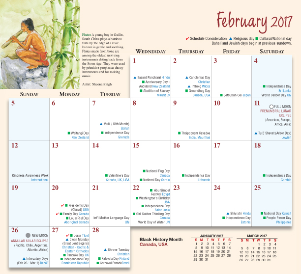 2019 Multicultural Desktop Calendar | Diversity Desktop Calendar